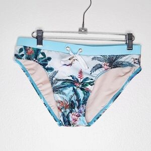 Aqua Blue Muse Racer Briefs M NWT